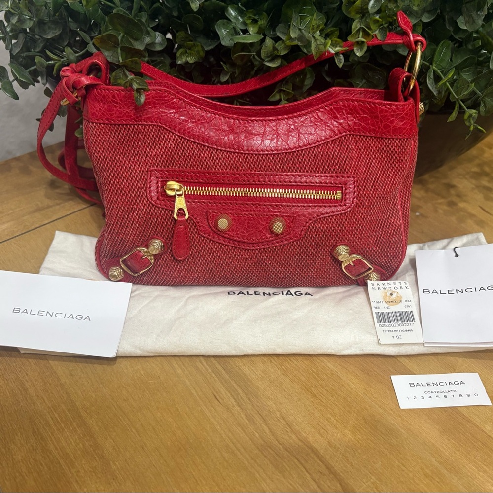 Balenciaga Red Crossbody Bag